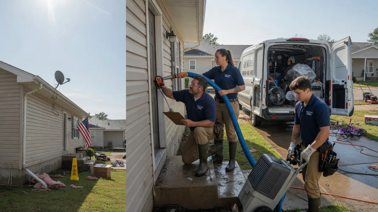 Ceiling Water Damage Restoration in New Virginia, IA near me